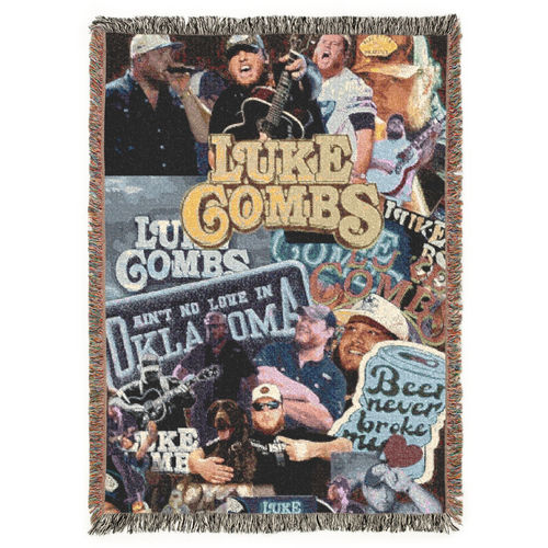 Luke Combs Woven Blanket